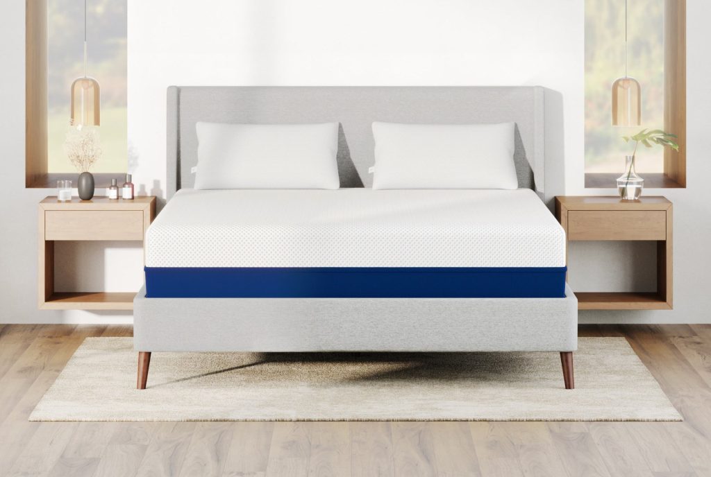 Amerisleep AS3 mattress on a bed in a bright bedroom