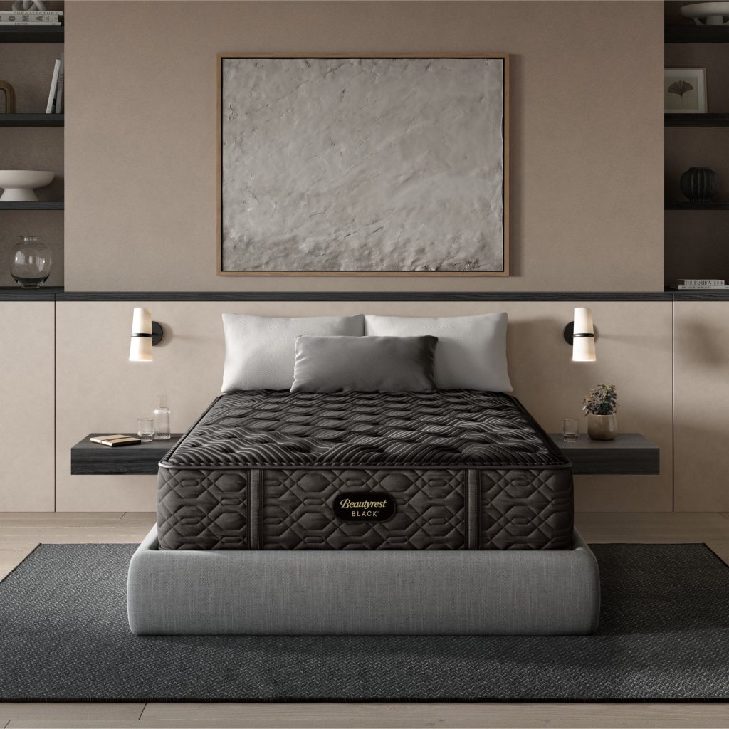 Beautyrest Black Series One medium mattress in a bedroom