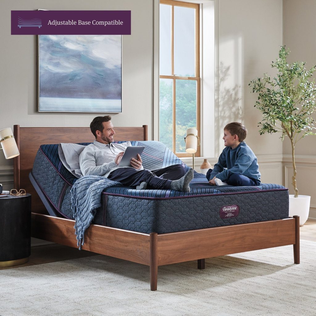 Beautyrest World Class Hybrid Level Three on an adjustable base