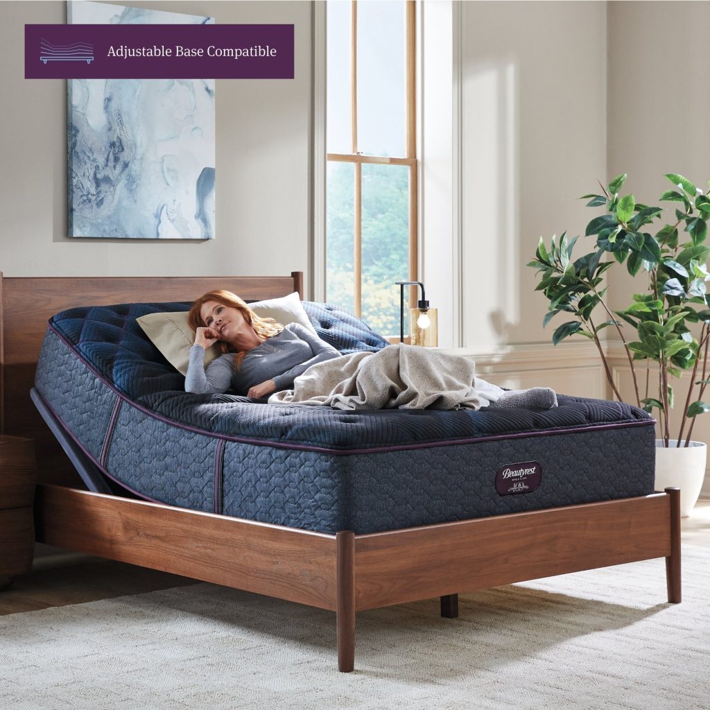 Beautyrest World Class Level Three on an adjustable base
