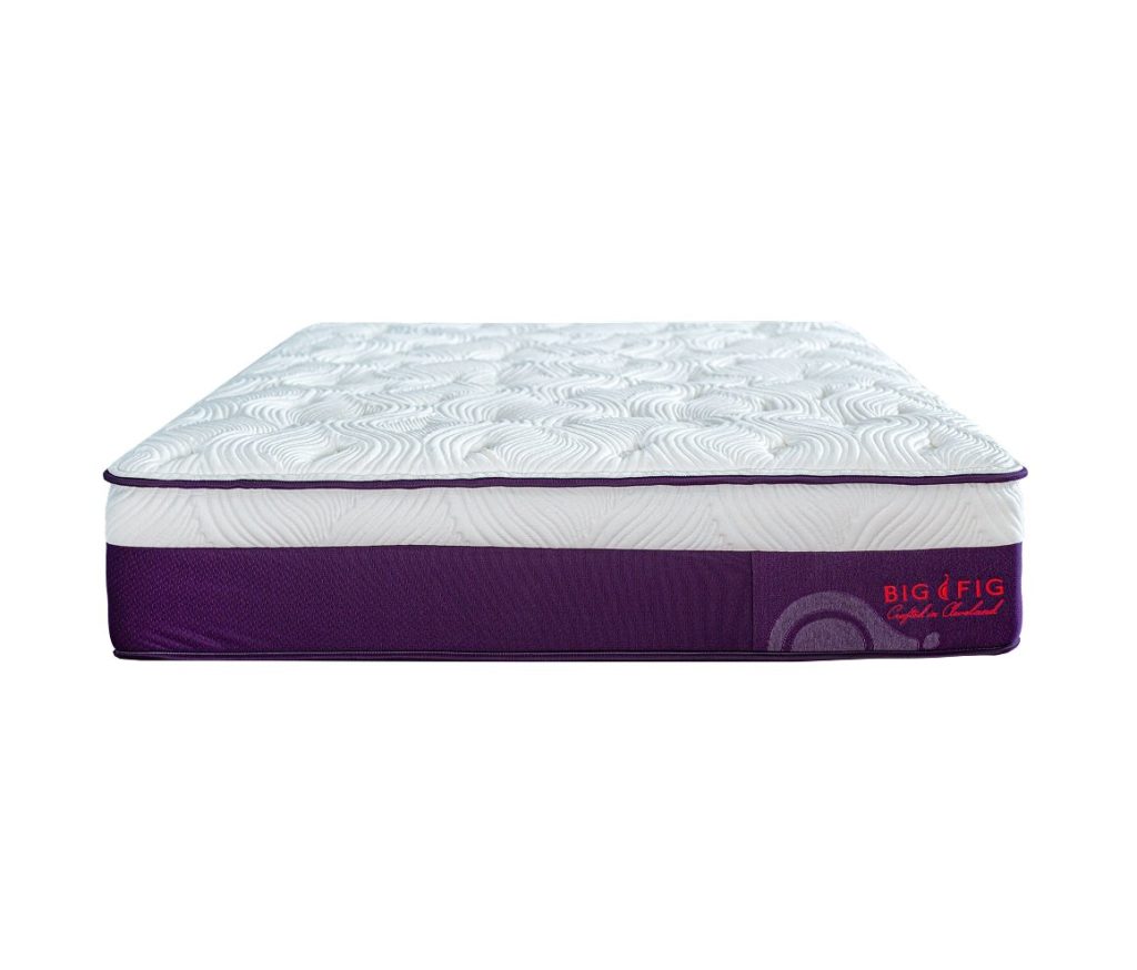 Front view of the Big Fig Luxe Mattress on a white background