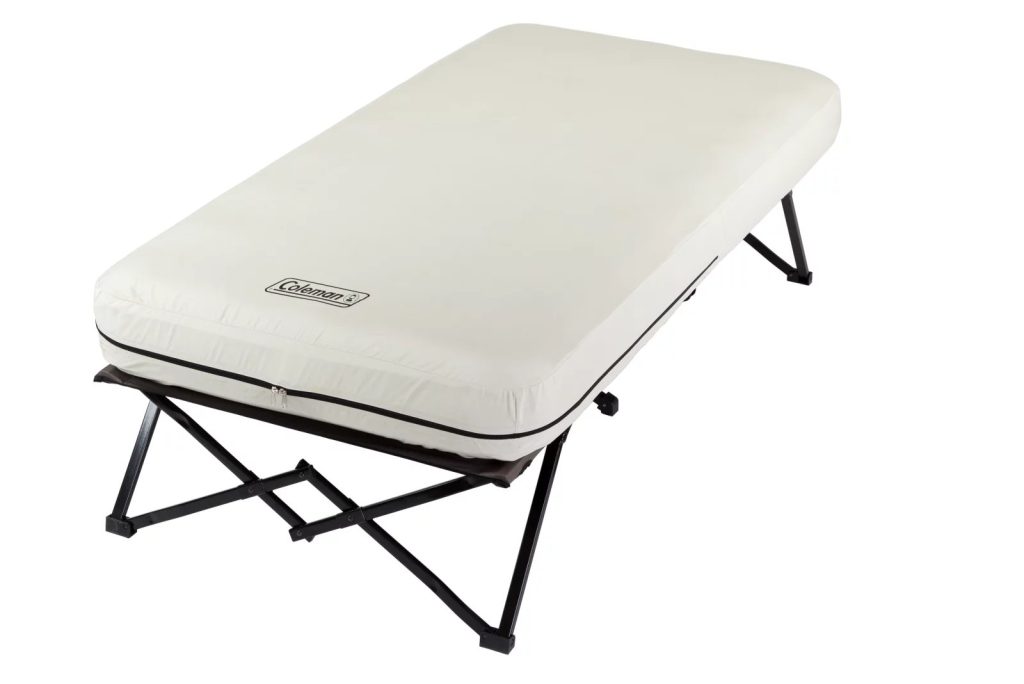 Coleman Twin Airbed Cot, angled view