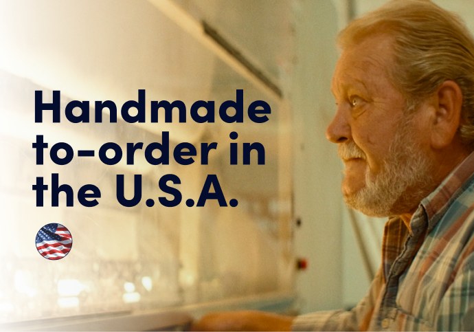 Craftsman building a WinkBed by hand in the USA