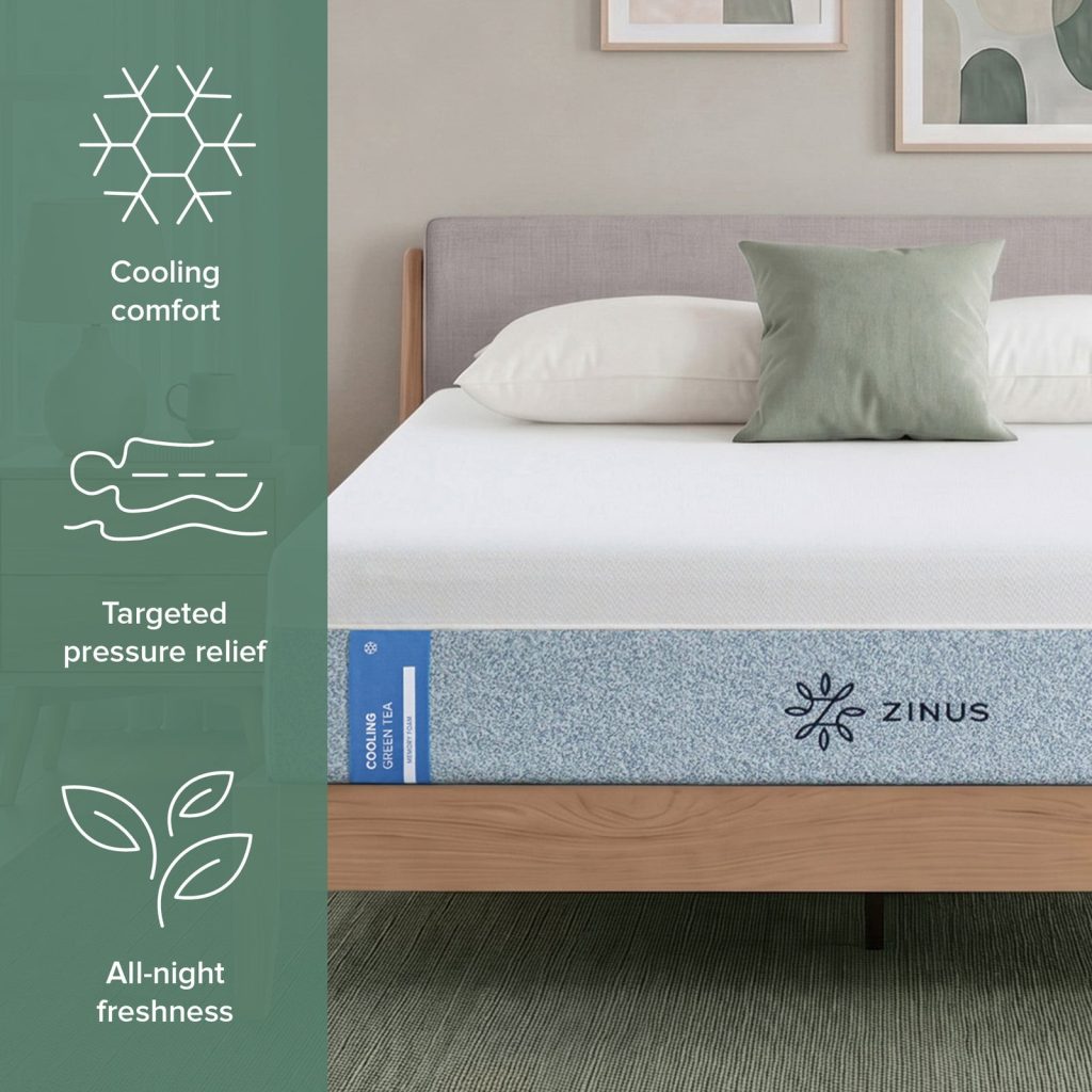 Zinus Balanced Comfort Signature benefits graphic